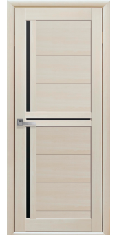 МЕЖКОМНАТНЫЕ ДВЕРИ Мода Тринити с черным стеклом